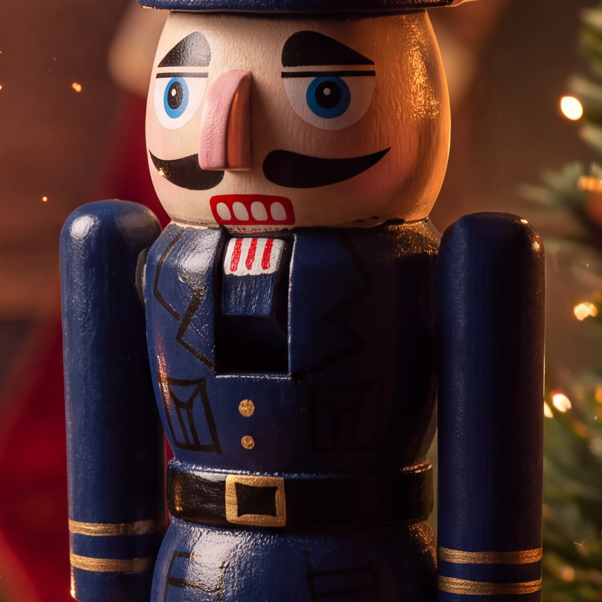 Air Force nutcracker close up